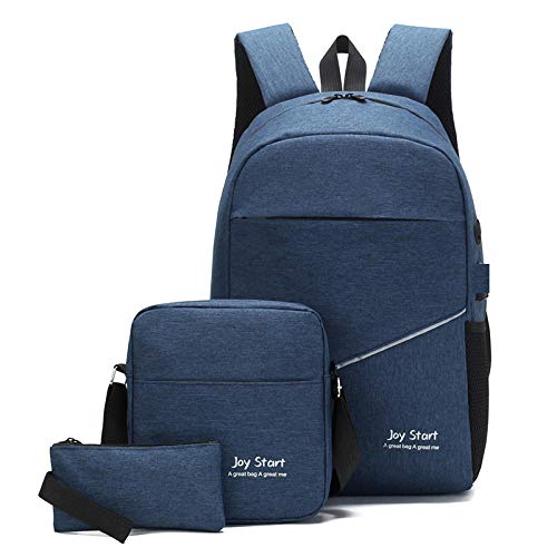 Mochila Escolar  3Pcs Mochila Escolar Duradera De Oxford Moda para Adolescentes Bolsa De Escuela Venta Libro Mochila Satchel 3