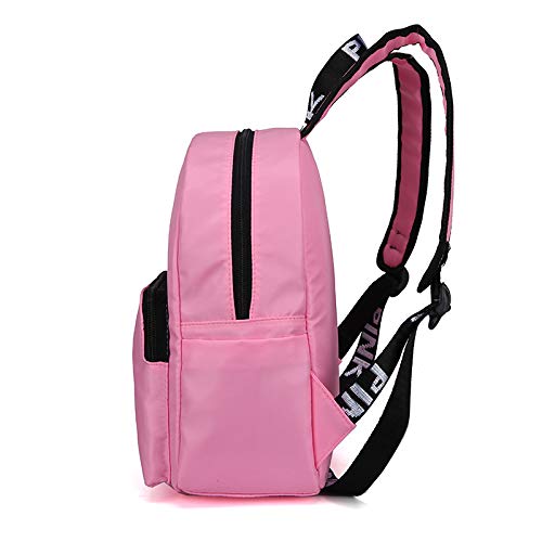 Mochila Escolar Rosa Mochilas Escolares Mochila De Moda con Letras para Niñas Ocio Bolso para Niños Ventas Directas Mochila Escolar Mochila Escolar Rosa