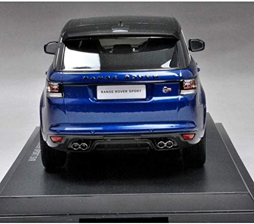 Modelo de Coche de Regalo Chico / 1,18 Land Rover Range Rover Sport SVR Simulación de aleación Modelo de Coche (Color : Blue, Size : 27.5cm*11cm*10cm)