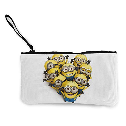 Monedero de Minions de Gru, mi villano favorito para mujer, monedero para teléfono móvil, bolsa de cosméticos, con cierre