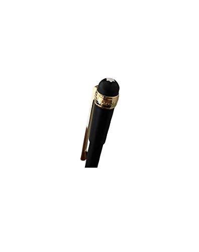 Montblanc Pix Boligrafo Scenium negro con clip dorado