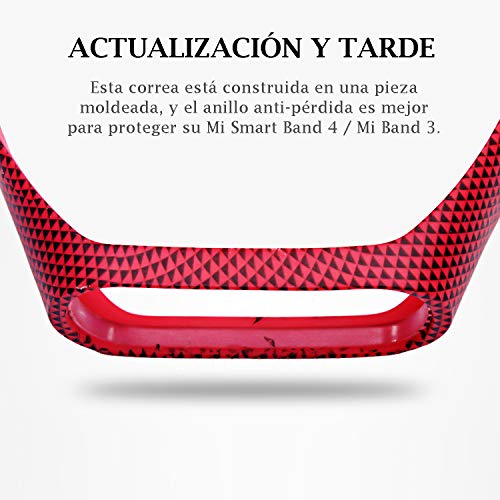 Monuary 8 Piezas Correa para Xiaomi Mi Band 3/4 Pulsera Banda - Silicona Reloj de Recambio Brazalete Coloridos Correas para Xiaomi Mi Band 3/4 [Compatible con Mi Smart Band 4 Ahora]