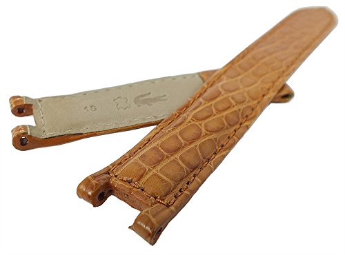 Morellato Uhrenarmband 2. Wahl - passend zu Cartier Pasha - Ersatzband echt Alligatorleder Braun 29471