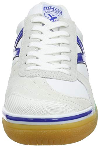 Munich Gresca, Zapatillas de fútbol Unisex Adulto, Blanco, 44