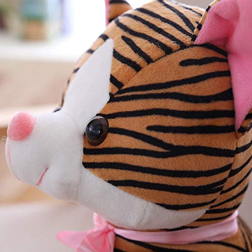 N / A 1 Pieza 2 Lindo Gato Feliz de Peluche de Juguete de Peluche Suave Animal muñeca Mini Gato Colgante Kawaii cumpleaños niños 20 cm