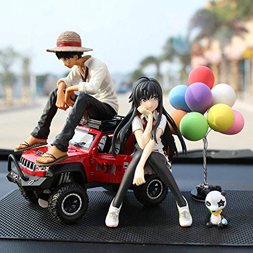 N / A Amigo Modelo Regalo Regalo Luffy Beauty Modelo Personaje Modelo De Coche Decoración Perfume De Coche Control Central Decoración-emperatriz + Luffy + Perfume De Colonia + Perro Blanco