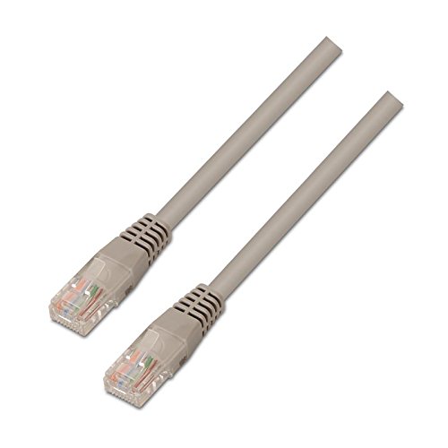 NANOCABLE 10.20.0120 - Cable de Red Ethernet RJ45 Cat.5e UTP AWG24, Gris, latiguillo de 20mts