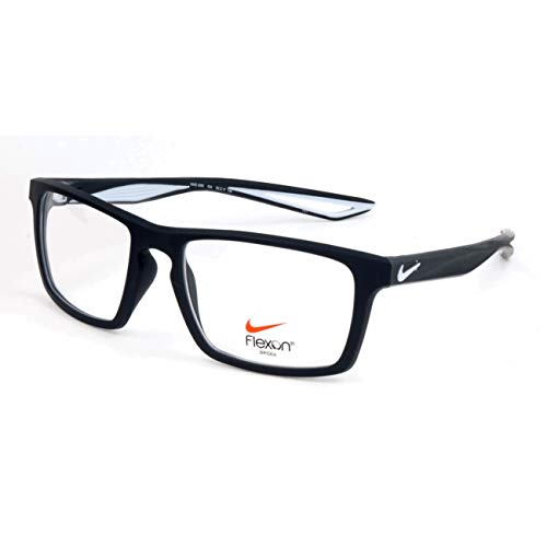 NIKE 4280 034 53 Monturas de gafas, Obsidian/Pure Platinum, Unisex-niños