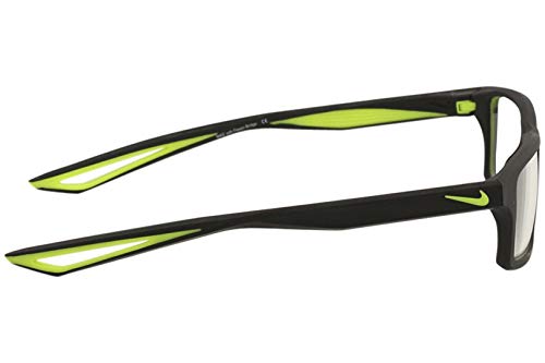 NIKE 4281 001 52 Monturas de gafas, Black/Volt, Unisex-niños