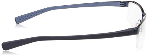 NIKE 8097 400 55 Monturas de gafas, Satin Bluee/Midnight Navy, Hombre