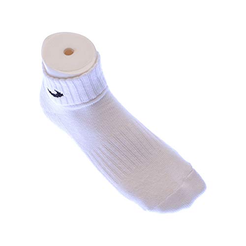 Nike One Quarter Socks 3PPK Value Calcetines para Hombre, Blanco (WHITE/BLACK), 42-46