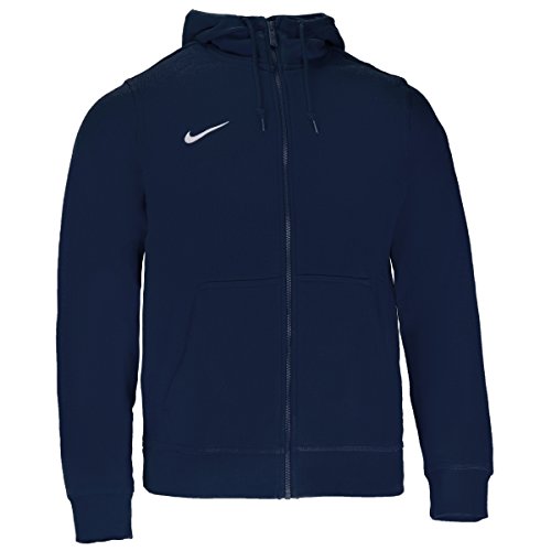 Nike Team Club Fz Hoody - Sudadera con capucha para hombre, color Azul (Obsidian/Football White), talla XL