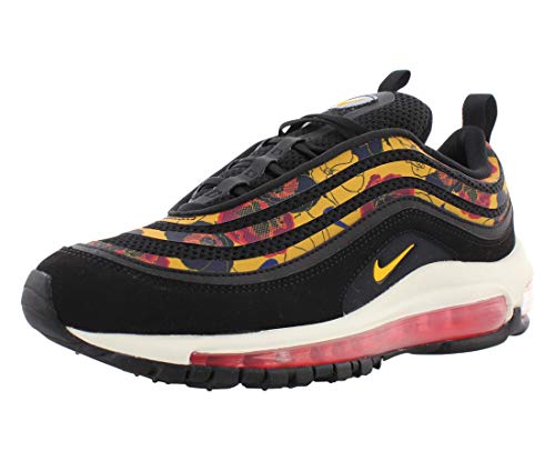 Nike W Air MAX 97 SE, Zapatillas de Atletismo para Mujer, Multicolor (Black/University Gold/Sail 1), 38 EU