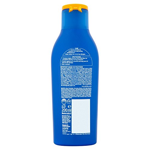 Nivea sun - Immediate protection, loción solar hidratante, factor de protección solar 15-200 ml