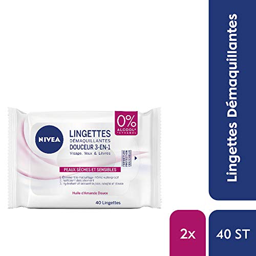 Nivea - Toallitas desmaquillantes suaves 3 en 1