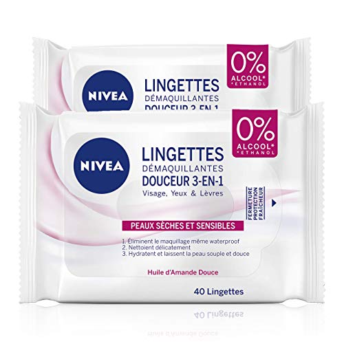 Nivea - Toallitas desmaquillantes suaves 3 en 1