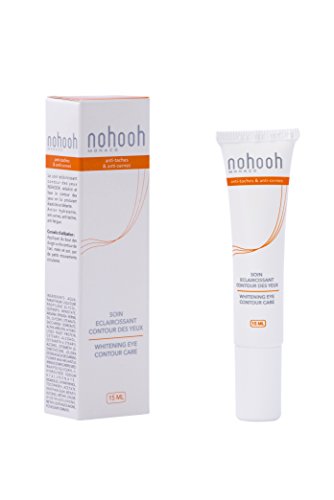 nohooh Blanqueamiento Crema Contorno de Ojos 15 ml con Alpha arbutin y aceite de argán