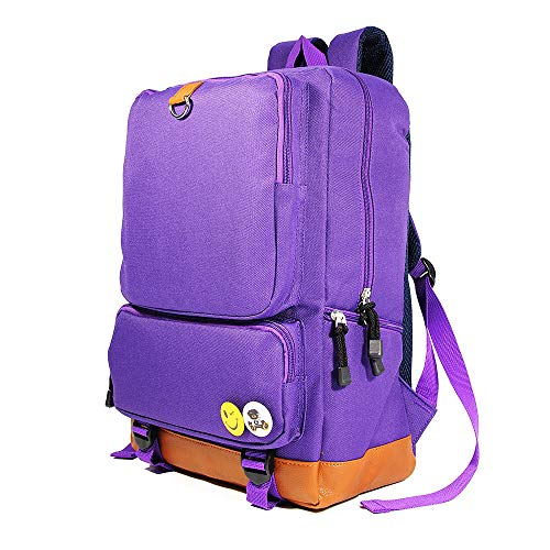 NYLY Harry Potter Magic Mochila Joven Escuela de Moda Bolsa Estudiantes de Escuela Secundaria Hombres y Mujeres Viaje Lona Mochila Unisex Marrón