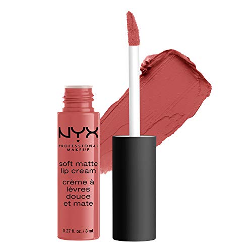 NYX Professional Makeup Pintalabios Soft Matte Lip Cream, Acabado cremoso mate, Color ultrapigmentado, Larga duración, Fórmula vegana, Tono: Zurich