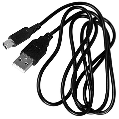 OcioDual Cable de Carga USB para Nintendo 3DSXL/2DS/DSiXL Negro