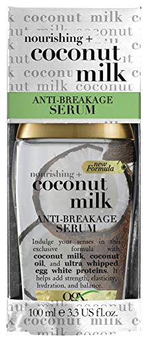 OGX Leche de Coco, serúm, cabello quebradizo, protección aromática - 100 ml