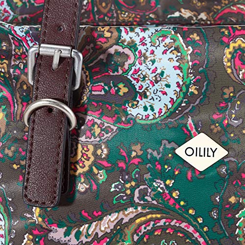 Oilily Picnic Mhz - Bolso de mano para mujer (15 x 27 x 32,5 cm), color Verde, talla 15x27x32.5 cm (B x H x T)