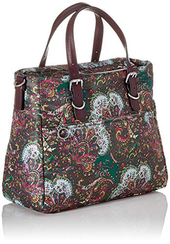 Oilily Picnic Mhz - Bolso de mano para mujer (15 x 27 x 32,5 cm), color Verde, talla 15x27x32.5 cm (B x H x T)