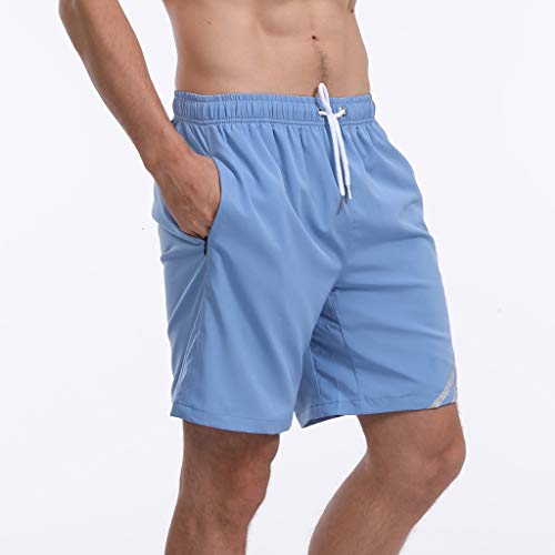 OPAKY Hombres de Moda Atado Hawaiian Beach Fit Sport Quick Dry Casual Pantalones Cortos Shorts con cordón, Secado rápido, Boxers de poliéster, de Bath, Beach, Sea, Surf, Natación, Printed Fantasy