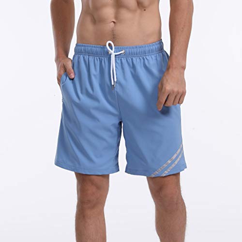 OPAKY Hombres de Moda Atado Hawaiian Beach Fit Sport Quick Dry Casual Pantalones Cortos Shorts con cordón, Secado rápido, Boxers de poliéster, de Bath, Beach, Sea, Surf, Natación, Printed Fantasy