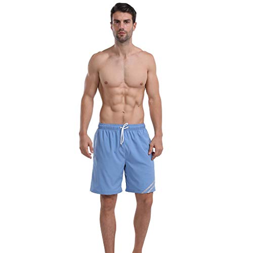 OPAKY Hombres de Moda Atado Hawaiian Beach Fit Sport Quick Dry Casual Pantalones Cortos Shorts con cordón, Secado rápido, Boxers de poliéster, de Bath, Beach, Sea, Surf, Natación, Printed Fantasy