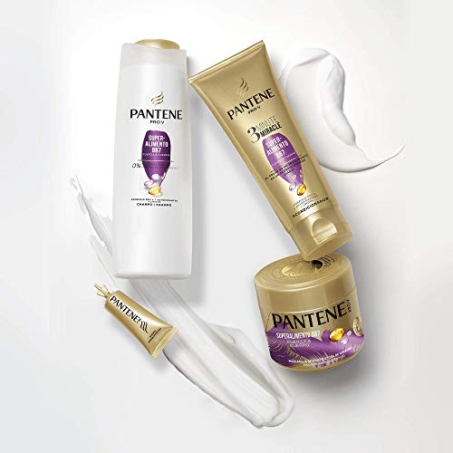 Pantene Pro-V Superalimento Champú, Acondicionador y Tratamiento 3 En 1 Para Pelo Frágil y Fino, Con Mezcla Pro-V, Antioxidantes Y Lípidos, 675 ml