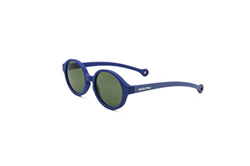 Parafina - Gafas de Sol para Bebé Niña y Niño - Protección UV 400 - Gafas de Sol Azules con Montura Redonda - Flexibles, Resistentes al Agua - 100% Eco-friendly