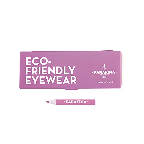 Parafina - Gafas de Sol para Niña y Niño - Protección UV 400 - Gafas de Sol Rosas con Montura Wayfarer - Flexibles, Resistentes al Agua - 100% Eco-friendly