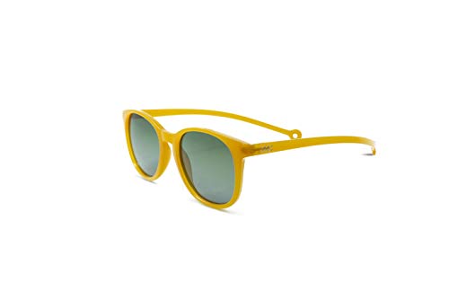 Parafina - Gafas de Sol Polarizadas para Hombre y Mujer - Gafas de Sol Anti-reflejantes Amarillas - Lentes Verdes