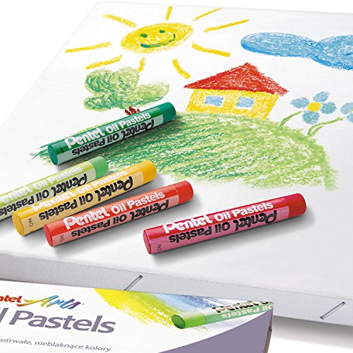 Pentel 100526 - Juego de ceras pastel al aceite (50 unidades), multicolor