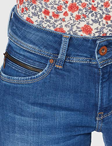 Pepe Jeans New Brooke Vaqueros, Azul (10Oz Str 8Dip Royal Dk), 26W/32L para Mujer