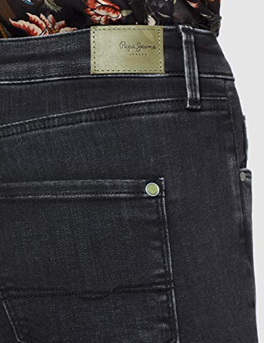 Pepe Jeans Regent Vaqueros Skinny, (Black Wiser Wash Denim 000), W25/L32 para Mujer