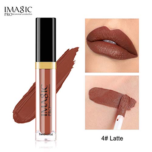 Pintalabios mate larga duracion,MOMOXI Brillo labial líquido Crema hidratante Terciopelo Metal Lápiz labial Cosmética Belleza Maquillaje 2019 Menos 5€ Lápiz labial Sexy Líquido Hidratante Profesional