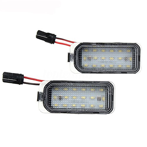 PolarLander Error Free Led Luz de matrícula Trasera LED Lámpara de matrícula Styling para F-ORD Fiesta JA8 para Focus DYB S-MAX