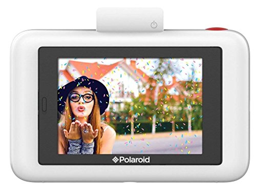 Polaroid Snap Touch 2.0 - Cámara digital portátil instantánea de 13 Mp, Bluetooth, pantalla táctil LCD, tecnología Zink sin tinta y nueva aplicación, copias adhesivas de 5 x 7.6 cm, blanco