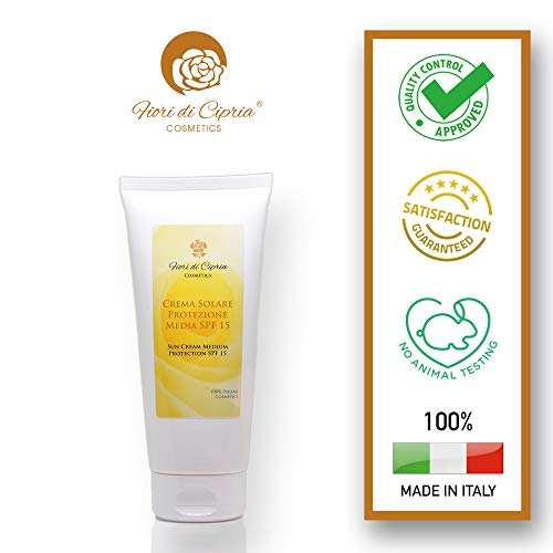 Protector Solar Medio (Spf 15) - Una Fórmula Rica En Aceite De Kukui, Ácido Hialurónico, Manteca De Karité, Jugo De Aloe Vera, Vitamina E - 200 ml