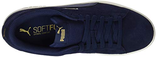 PUMA Smash V2, Zapatillas Unisex Adulto, Azul (Peacoat Team Gold/Whisper White), 44 EU