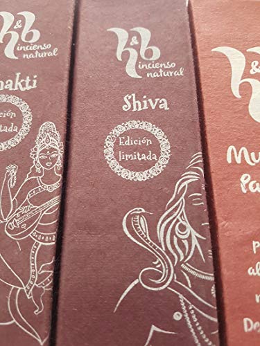 Qaromas Incienso Natural H&B Shiva 15g (edición Limitada)