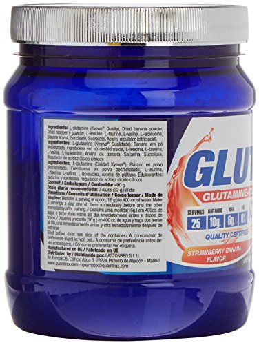 Quamtrax Nutrition Gluta 5, Sabor Fresa Plátano - 400 gr