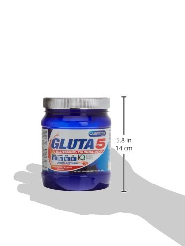 Quamtrax Nutrition Gluta 5, Sabor Fresa Plátano - 400 gr