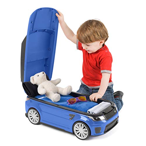 RANGE ROVER TY6108BL Maleta, Oficial Sport SVR Convertible Kids Ride On & Suit Case, Azul