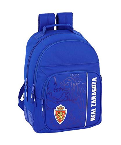 Real Zaragoza Oficial Mochila Escolar 320X150X420mm