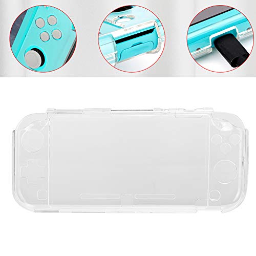 Redxiao Carcasa Protectora Protectora, Carcasa de la Consola, Cubierta de la máquina de Juego, Protector de Carcasa rígida para la Consola de Juegos Switch Lite(Transparent Crystal Case)