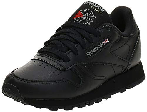 Reebok Classic Leather Zapatillas, Mujer, Negro (Int / Black), 37 EU