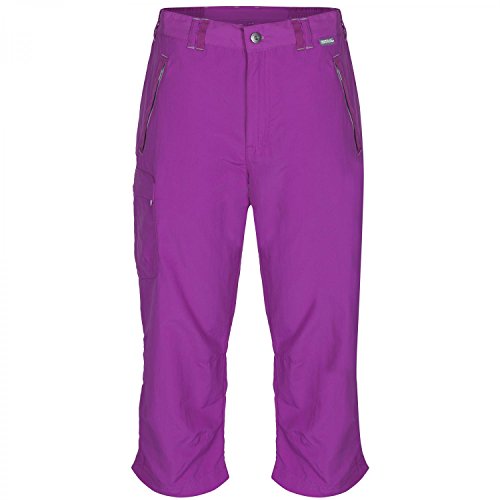 Regatta - Pantalones Pirata Modelo Chaska 3/4 para Mujer (38) (Esmalte)